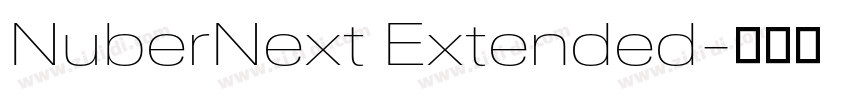 NuberNext Extended字体转换